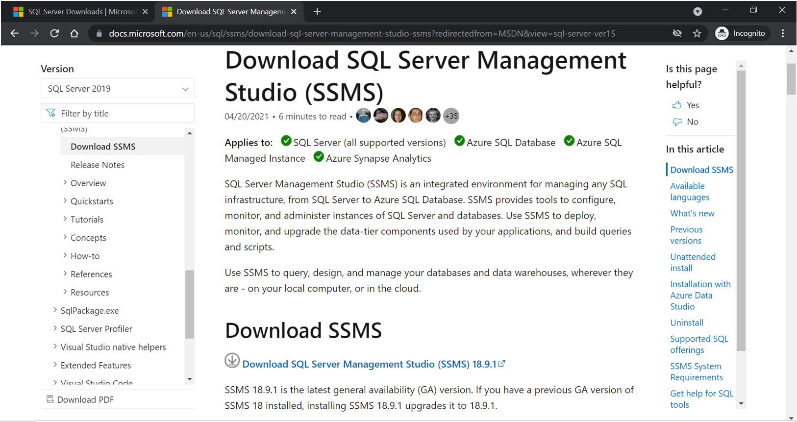 How to Install Microsoft SQL Server 2019 and SSMS | MSSQL