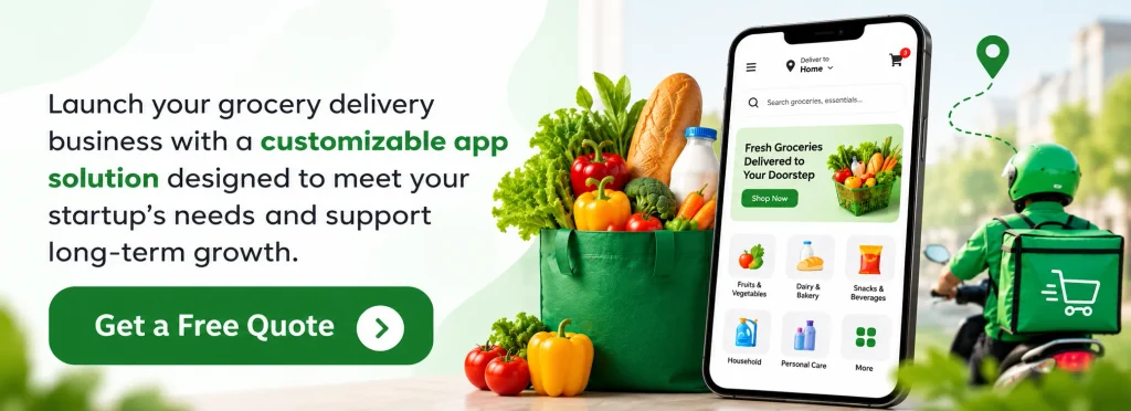Grocery Delivery App Development